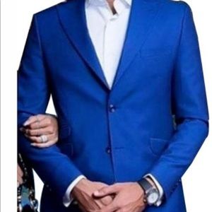 Royal blue, NWT, single breasted, men’s three piece suit